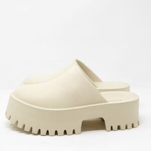 Jeffrey Campbell Off-White Chunky Mules